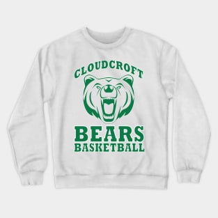 Cloudcroft Bears Basketball (Green) Crewneck Sweatshirt